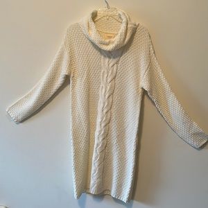 White Harper Heritage Knit Dress from Francesca’s
